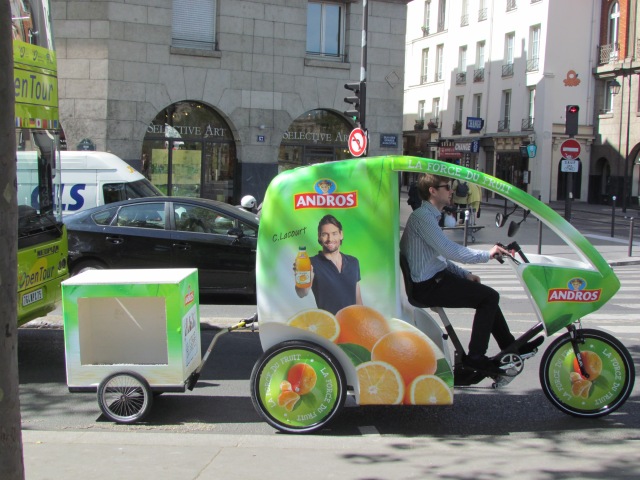 An orange juice truck? Really