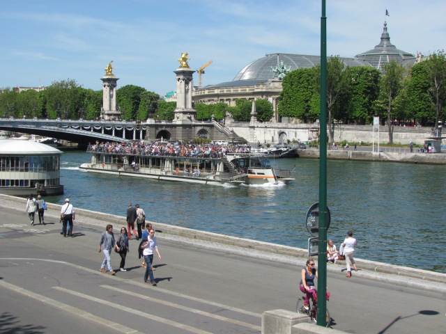 River cruises are a very popular way for tourists to see Paris along the Seine.